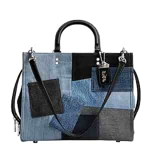 Coach Rogue Bag Patchwork, LH/Denim Multi: Handbags: Amazon.com